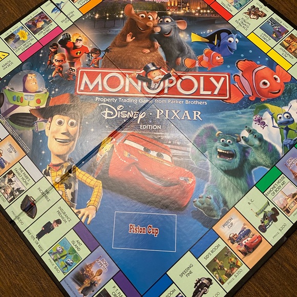 Monopoly Disney Pixar Edition Board Game - Picture 5 of 7
